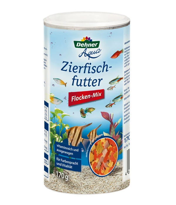 Dehner Aqua Zierfischfutter Flocken-Mix 3 Dehner Aqua Zierfischfutter Flocken-Mix