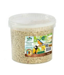 Dehner Natura Wildvogefutter Halbe/Ganze Erdnüsse, 5 L