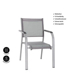 Dehner Balkon-Stapelstuhl Dallas -Dehner 5302070 WE IG 001 DehnerBalkon StapelstuhlDallas