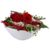 Dehner Keramik-Jardiniere Mit Longlife-Rose, Rot, Ca. B23/H15/T12 Cm 2 Dehner Keramik-Jardiniere Mit Longlife-Rose, Rot, Ca. B23/H15/T12 Cm -Dehner 6034466 WE FS 001 LL JardiniereGr ROT