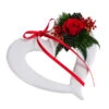 Dehner Keramik-Herz Mit Longlife-Rose Evelin, Ca. B11,5/H3 Cm -Dehner 6380935 WE FS 004 LLHerzEvelinROT