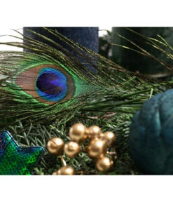 Adventsgesteck Peacock, Ca. B30/H22/T20 Cm -Dehner 6424469 6424477 6424485 6424493 WE DE 001 PeacockAdvent2022
