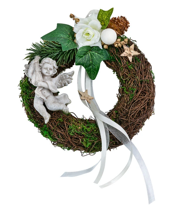 Grabkranz Salim, Ca. Ø15/H6 Cm 4 Grabkranz Salim, Ca. Ø15/H6 Cm – Bild 2