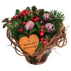 Grabgesteck In Liebe, Rund, Ø20/H20 Cm -Dehner 6462857 WE FS 001 TopfInLiebe16cmPremiumAllerheiligen2023