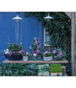 Grabgesteck Unvergessen, Oval, Ca. B60/H60/T25 Cm -Dehner 6462931 WE MO 001 SerieUnvergessenPremiumAllerheiligen2023