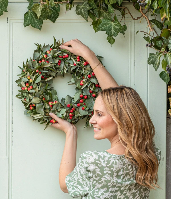 Dehner Kranz Hypericum, Ca. Ø45 Cm 4 Dehner Kranz Hypericum, Ca. Ø45 Cm – Bild 2