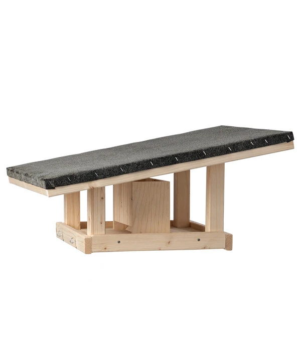 Dehner Natura Futterhaus Rofan, Natur, Ca. B64/H30,2/T56 Cm 3 Dehner Natura Futterhaus Rofan, Natur, Ca. B64/H30,2/T56 Cm