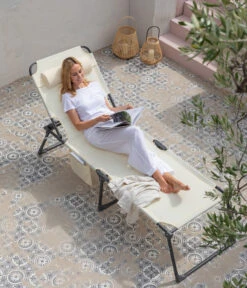 Dehner Gartenliege Mallorca, Ca. B71/H106/T227 Cm 26 Dehner Gartenliege Mallorca, Ca. B71/H106/T227 Cm -Dehner 6635163 WE MO 001 LiegeMallorcaVanilla