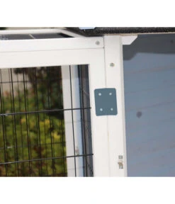 Dehner Vogelvoliere Santorini, Weiß/blau, Ca. Ø132/H180 Cm -Dehner 6640585 6941041 6941058 WE DE 001 MQVHSantoriniGehege 1