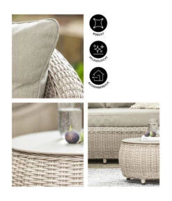 Dehner Lounge Bari, 2-teilig -Dehner 6657381 WE IG 001 DehnerLoungeBari2teilig