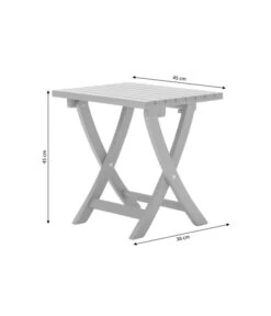 Dehner Klapphocker Stavanger, Ca. B45/H45/T42,6 Cm -Dehner 6666515 WE BG 001 KlapphockerStavanger