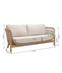 Dehner Sofa Portofino, 2-Sitzer -Dehner 6667901 WE BG 001 DehnerSofaPortofino