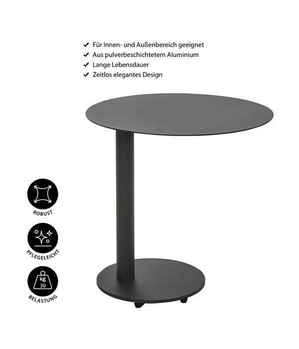 Dehner Beistelltisch Mika, Ca. Ø50/H50 Cm 8 Dehner Beistelltisch Mika, Ca. Ø50/H50 Cm – Bild 6