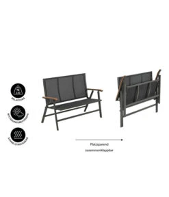 Dehner Klappbank Colmar, 2-Sitzer -Dehner 6701692 WE IG 001 DehnerKlappbankColmar2Sitzer