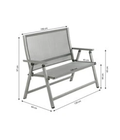 Dehner Klappbank Chicago, 2-Sitzer 18 Dehner Klappbank Chicago, 2-Sitzer -Dehner 6701783 WE BG 001 KLAPPBANKCHICAGO