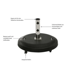 Dehner Betonschirmständer, 50 Kg 8 Dehner Betonschirmständer, 50 Kg -Dehner 6703599 WE IG 001 Betonschirmstaender