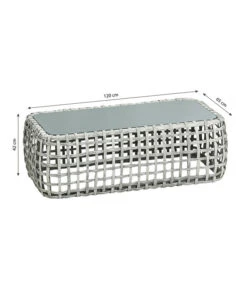 Dehner Flechtlounge Bali, 4-teilig 23 Dehner Flechtlounge Bali, 4-teilig -Dehner 6705305 WE BG 001 LoungeBaliTischFinal