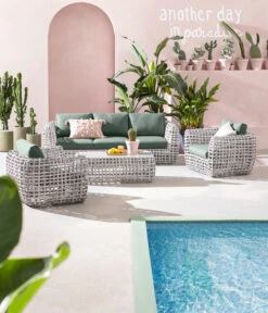 Dehner Flechtlounge Bali, 4-teilig 19 Dehner Flechtlounge Bali, 4-teilig -Dehner 6705305 WE MO 001 LoungeBaliNEU