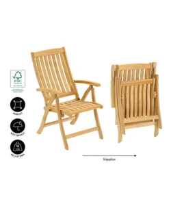 Dehner Klappsessel Havanna -Dehner 6707863 WE IG 001 KLAPPSESSELHAVANNATEAK