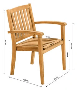 Dehner Stapelsessel Havanna -Dehner 6708309 WE BG 001 StapelstuhlHavannaNeu