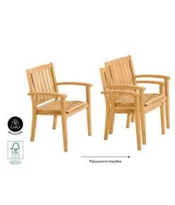 Dehner Stapelsessel Havanna -Dehner 6708309 WE IG 001 StapelstuhlHavanna