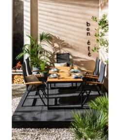 Dehner Gartentisch Chicago Wood, Ca. B180/H74/T90 Cm -Dehner 6708341 WE MO 001 GruppeChicagoWood