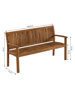 Dehner Gartenbank Valetta -Dehner 6708614 WE BG 001 BankValetta3er