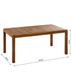 Dehner Gartentisch Lima, Ca. B160/H75/T90 Cm 14 Dehner Gartentisch Lima, Ca. B160/H75/T90 Cm -Dehner 6708713 WE BG 001 TischLima