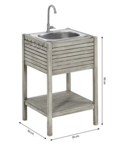 Dehner Spülschrank Southampton, Ca. B50/H90/T50 Cm 15 Dehner Spülschrank Southampton, Ca. B50/H90/T50 Cm -Dehner 6713762 WE BG 001 SpuelschrankSouthamptonNEU