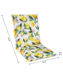 Dehner Hochlehnerpolster Menton, Ca. B50/H6/T120 Cm -Dehner 6726137 WE BG 001 NiederlehnerPolsterMenton