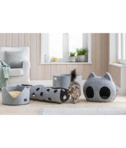 Dehner Lieblinge Katzenspielzeug Spieltunnel Dream Team Two-Stage, Ca. Ø25/B100 Cm -Dehner 6738868 6739643 6739635 6739650 002 Moodbilder