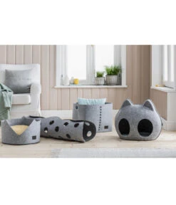 Dehner Lieblinge Katzenspielzeug Spieltunnel Dream Team Two-Stage, Ca. Ø25/B100 Cm -Dehner 6738868 6739643 6739635 6739650 004 Moodbilder