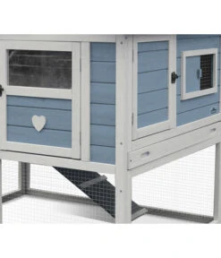 Dehner Nagerheim Happy Home Castel, Hellblau, Ca. B106/H108/T103 Cm -Dehner 6838783 WE DE 001 MQNagerheimHappyHomeCastelHellblau