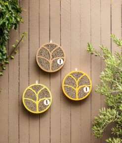 Dehner Natura Insektenhotel Dover, Ca. Ø29/T8 Cm -Dehner 6846661 6846679 6846687 WE MO 001 DehnerNaturaInsektenhotelDoverBraunOrangeGelb