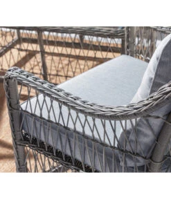 Dehner Geflechtlounge Santos, 4-teilig -Dehner 6875074 WE DE 003 LoungeSantosNEU