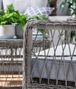 Dehner Geflechtlounge Santos, 4-teilig -Dehner 6875074 WE DE 004 LoungeSantosNEU