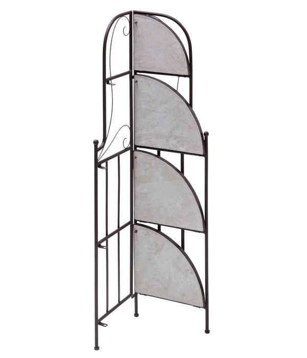 Dehner Mosaik Eckregal Diana, Ca. B33/H132,5/T33 Cm 4 Dehner Mosaik Eckregal Diana, Ca. B33/H132,5/T33 Cm – Bild 2