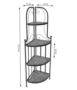 Dehner Mosaik Eckregal Grazia, Ca. B33/H132,5/T33 Cm 13 Dehner Mosaik Eckregal Grazia, Ca. B33/H132,5/T33 Cm -Dehner 6875181 WE DE 001 EckregalMosaikGrazia