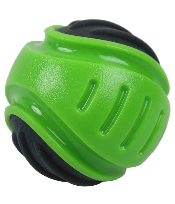 Dehner Wild Nature Hundespielzeug Set Green Football, Stick & Ball, S 4 Dehner Wild Nature Hundespielzeug Set Green Football, Stick & Ball, S – Bild 2