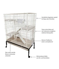 Dehner Lieblinge Nagerheim Alvin, Ca. B101/H129/T51 Cm -Dehner 6884555 WE IG 003 DehnerLieblingeNagerheimAlvin