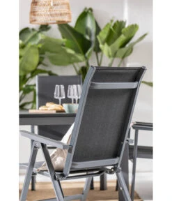 Dehner Klappsessel Cleveland, Dunkelgrau -Dehner 6894141 WE MO 001 KlappsesselClevelandGrau