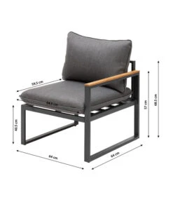 Dehner Balkonset Padua, 5-teilig -Dehner 6894174 WE BG 001 BalkongruppePadua