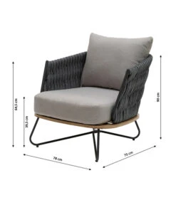 Dehner Gartenlounge Monte Carlo, 4-teilig -Dehner 6895346 WE BG 002 LoungeMonteCarlo