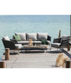 Dehner Gartenlounge Monte Carlo, 4-teilig -Dehner 6895346 WE MO 001 LoungeMonteCarloNEU