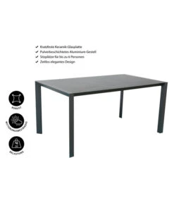 Dehner Alutisch Cleveland, Ca. B160/H75/T90 Cm -Dehner 6895353 WE IG 001 DehnerAlutischClevelandGrau