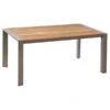 Dehner Holz-Ausziehtisch Cleveland, Ca. B160-240/H76/T101 Cm -Dehner 6895387 WE FS 001 AusziehtischClevelandGrauNEU