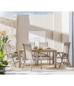 Dehner Stapelstuhl Cleveland, Hellbraun -Dehner 6895387 WE MO 001 GruppeClevelandWoodNEU 2