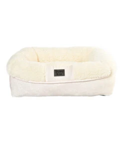Dehner Lieblinge Kuschelbett Dream Team Chilly Square, Beige