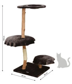 Dehner Premium Lovely Kratzbaum Klettern & Rasten, Ca. B58/H138/T58 Cm 7 Dehner Premium Lovely Kratzbaum Klettern & Rasten, Ca. B58/H138/T58 Cm -Dehner 6903181 WE BG 001 DehnerLovelyKatzenkratzbaumKletternRasten