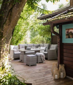 Dehner Geflechtlounge Bologna, 5-teilig 24 Dehner Geflechtlounge Bologna, 5-teilig -Dehner 6903447 WE MO 001 LoungeBolognaNEU